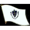 MASSACHUSETTS PIN STATE FLAG PIN